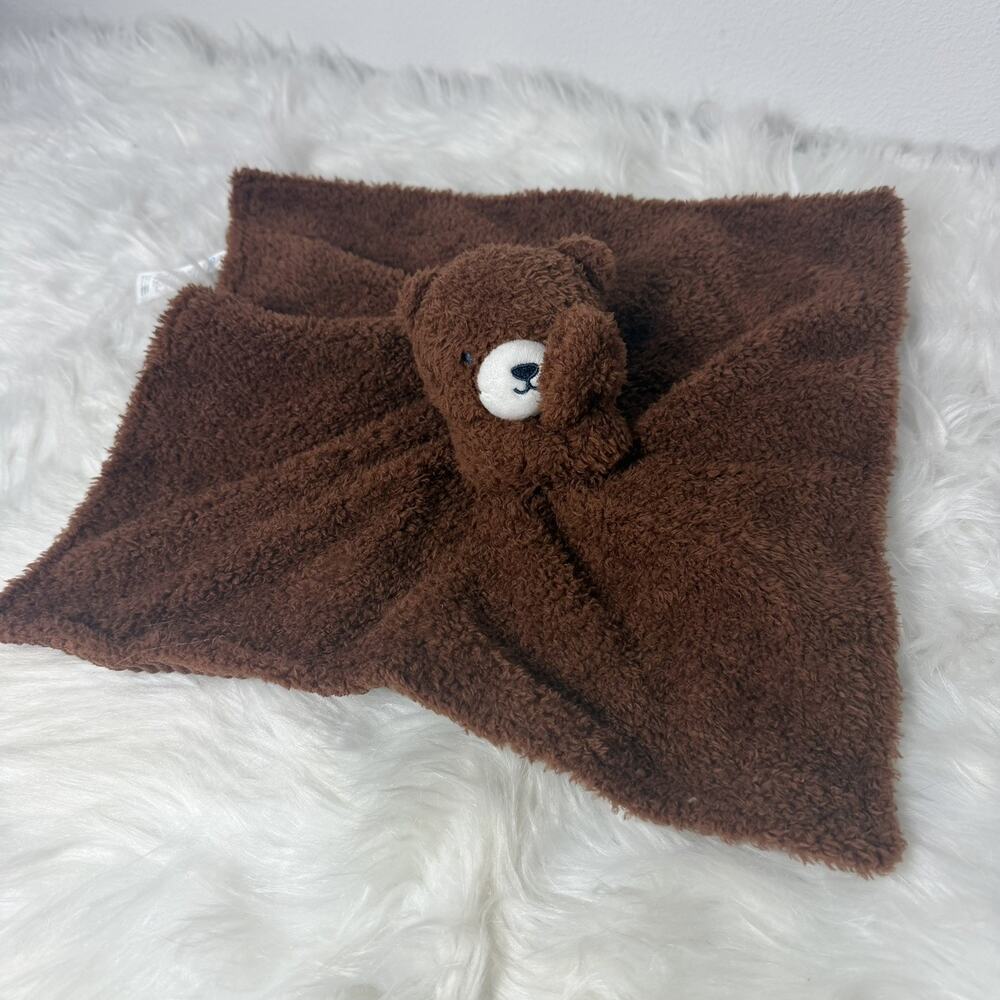 Just One You Brown Bear Security Blanket Baby Lovey Sherpa Corduroy Carters 2024